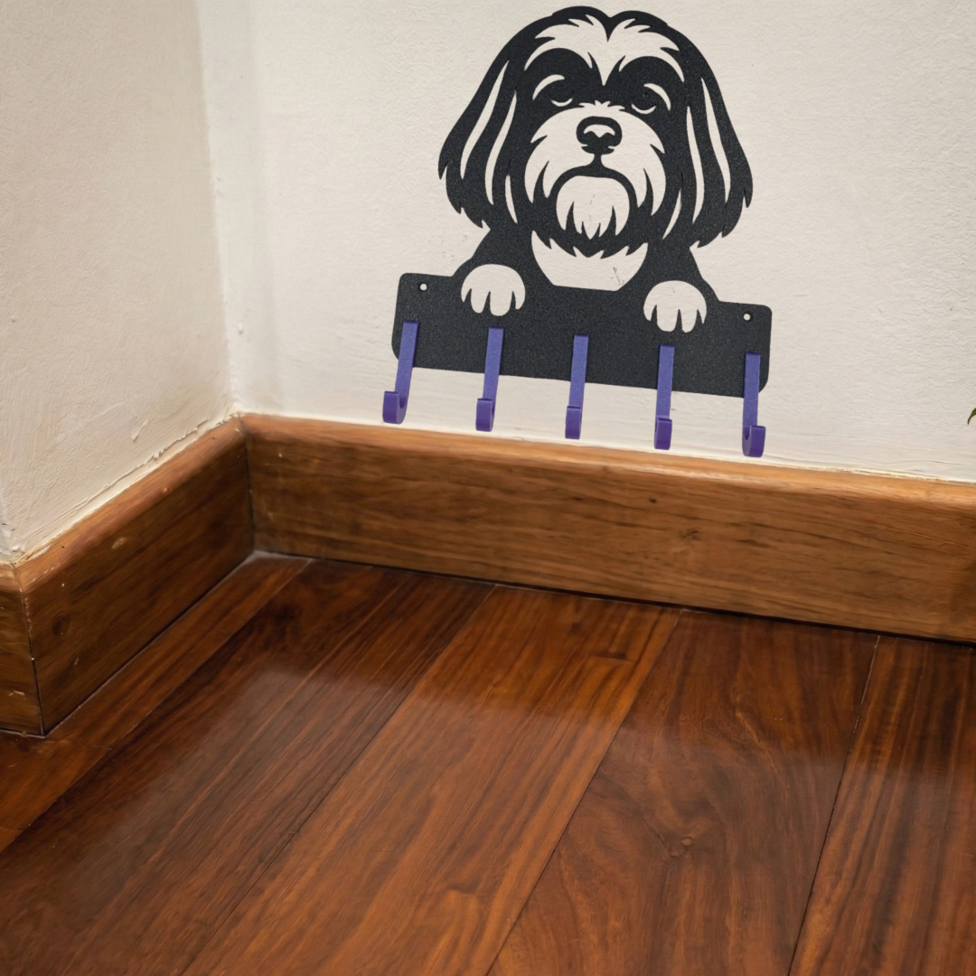 Suporte para Guia e Coleira de Cachorro, Shih Tzu