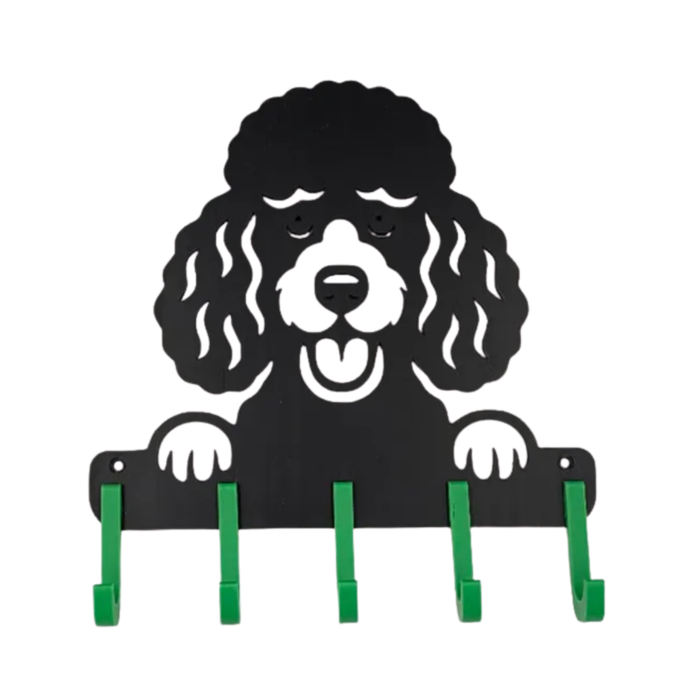 Suporte de Coleira e Guia de Cachorro, Poodle