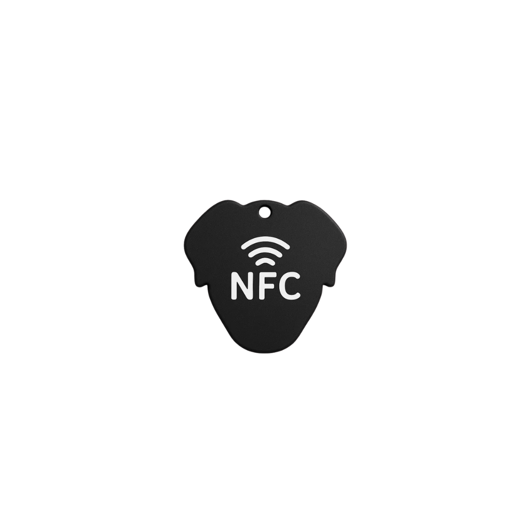 Pingente de cachorro NFC