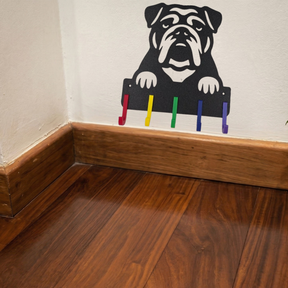 Suporte para Guia & Coleira de Cachorro, Bulldog