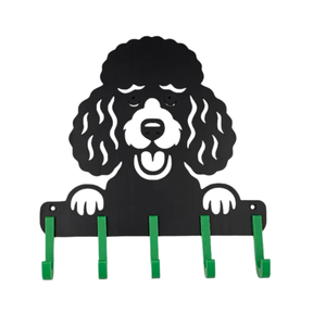 Suporte de Coleira e Guia de Cachorro, Poodle