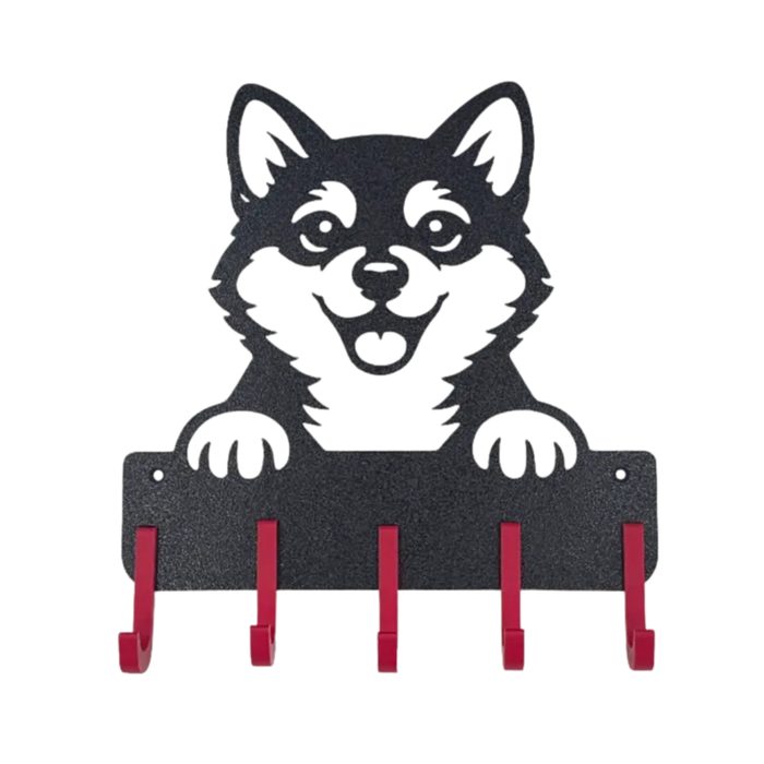 Suporte para Coleira e Guia de Cão, Shiba Inu