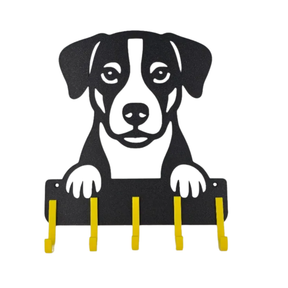 Suporte para Guia e Coleira, Cão de Fazenda Dinamarquês-Sueco