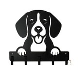 Suporte para Guia e Coleira de Cachorro, Beagle