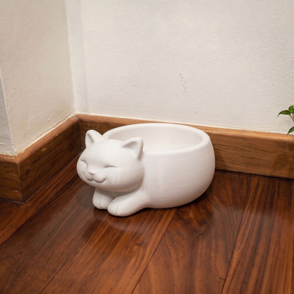 Tigela De Gato Dormindo Fofo
