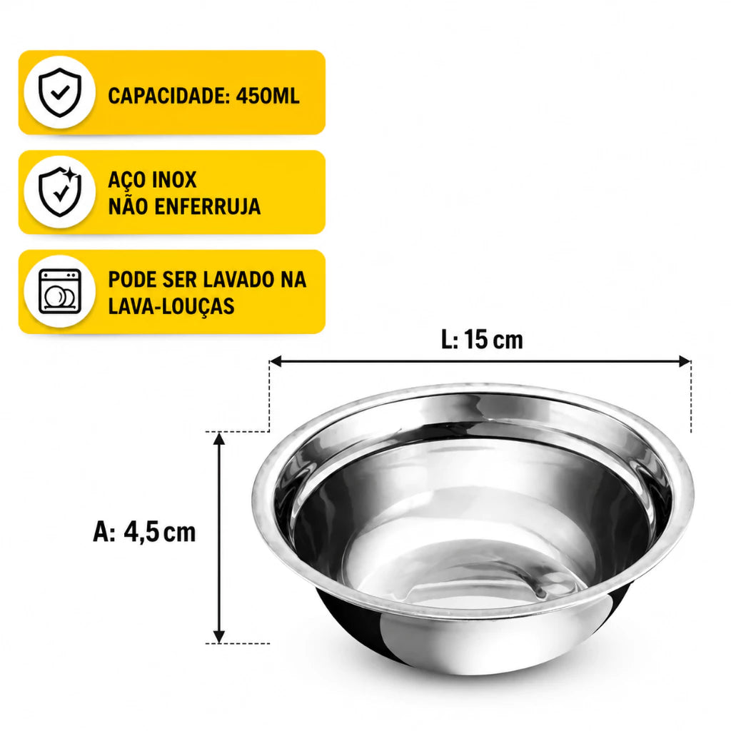Kit Alimentação Personalizado para Pets | Pote e Dosador de Ração, personalizáveis