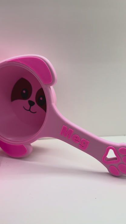 Kit Alimentação Personalizado para Pets | Pote e Dosador de Ração, personalizáveis