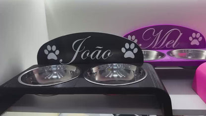 Comedouro Personalizado Mialat Duo – 2 Potes