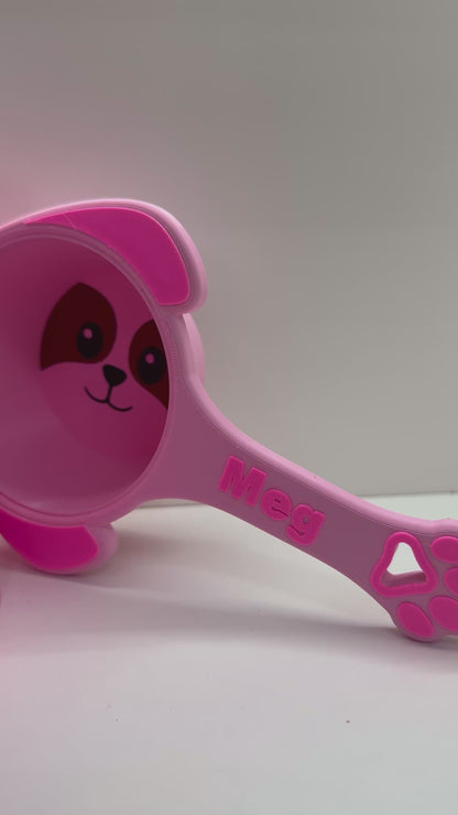 Kit Alimentação Personalizado para Pets | Pote e Dosador de Ração, personalizáveis